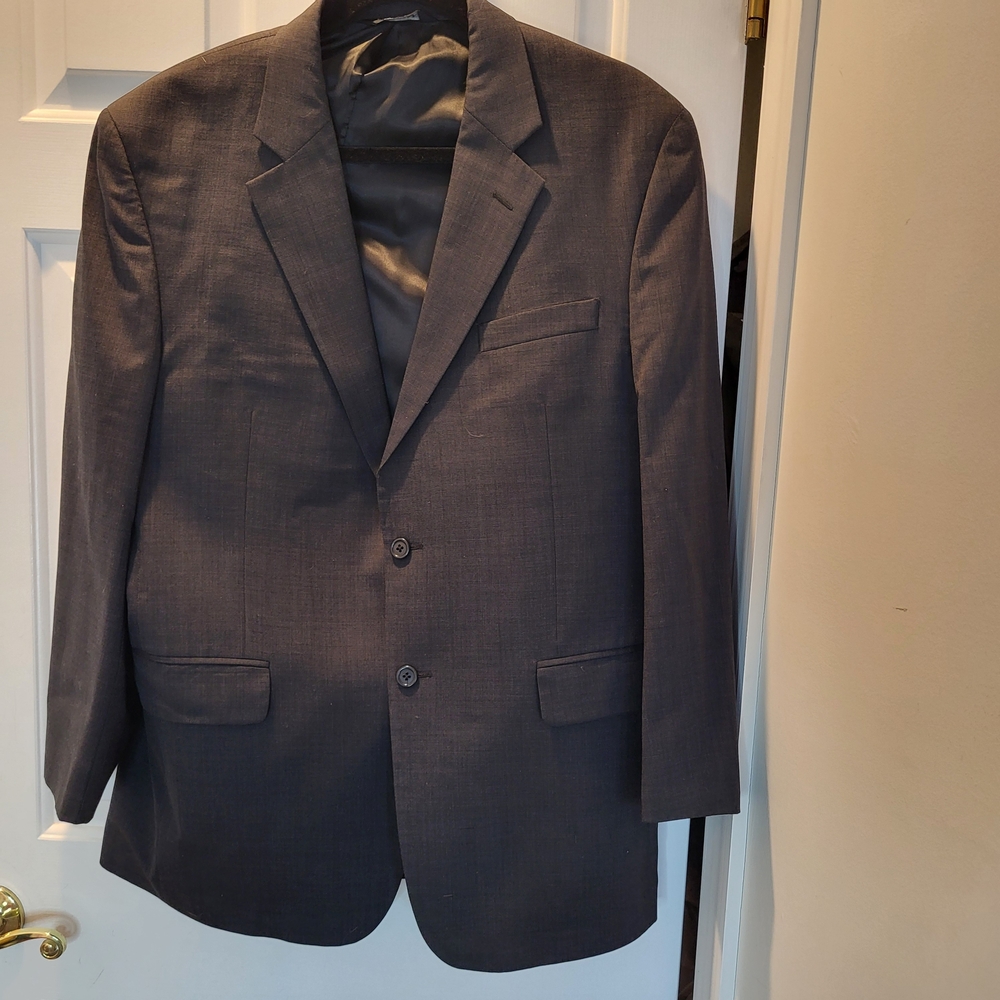Jos A. Bank Classic Gray Men's Wool Blazer 43R